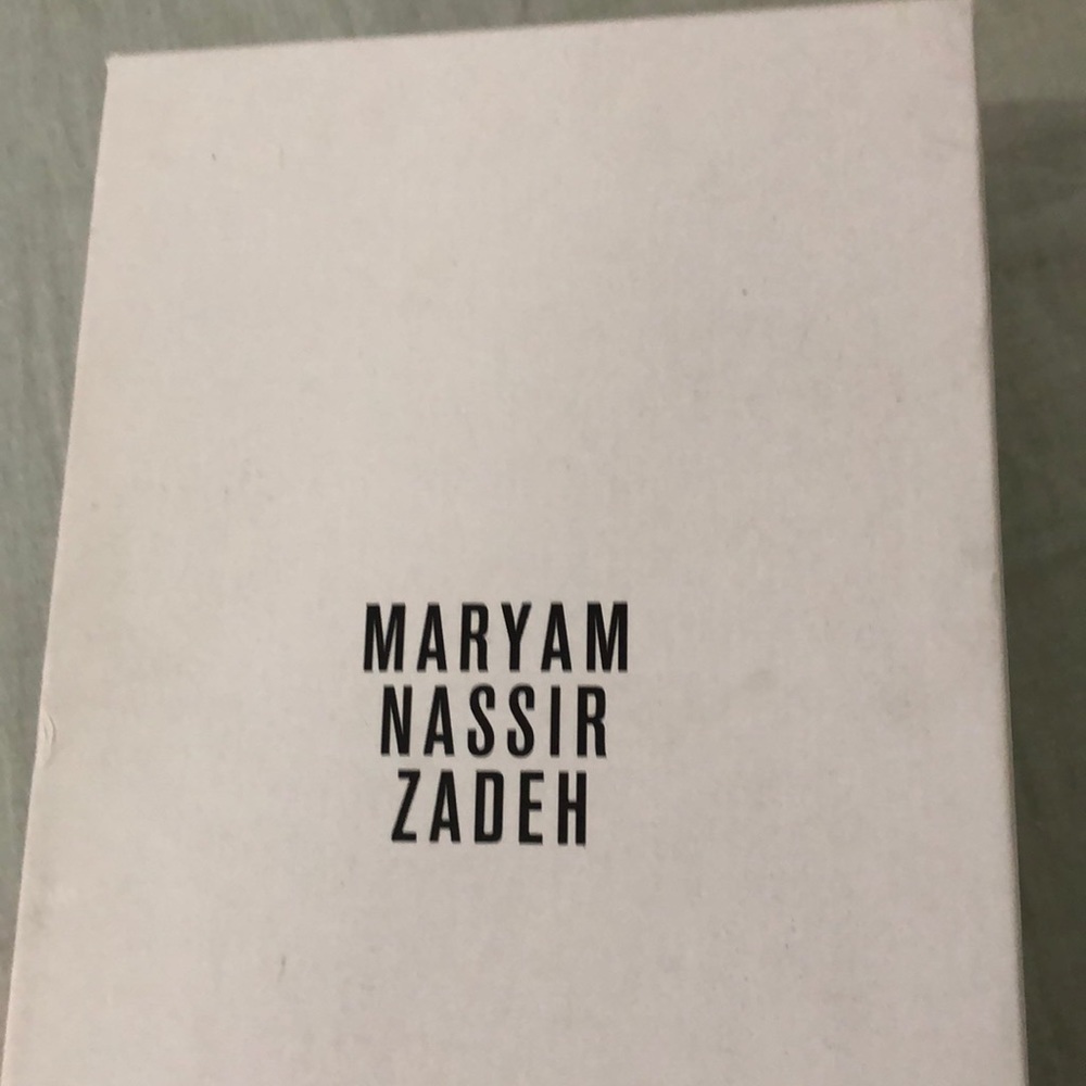 Maryam Nassir Zadeh tortoise Martina Plastic Slide